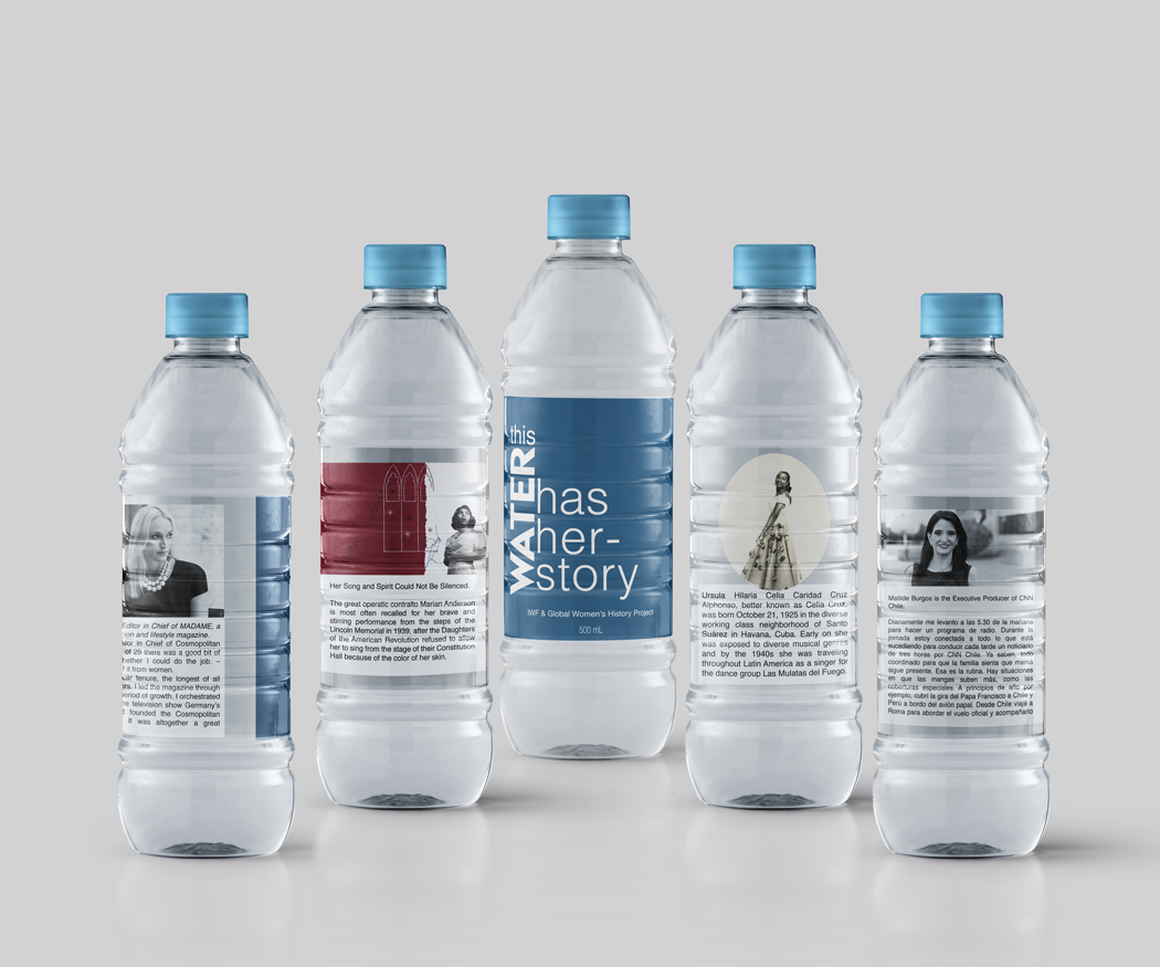 image of 5 water bottles