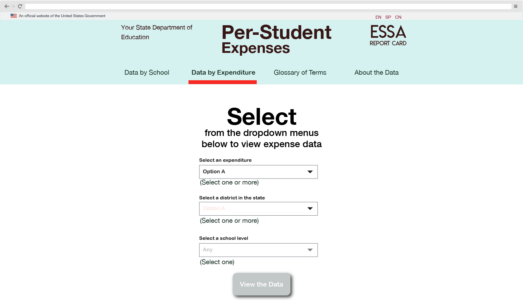 Search By Expense Type
