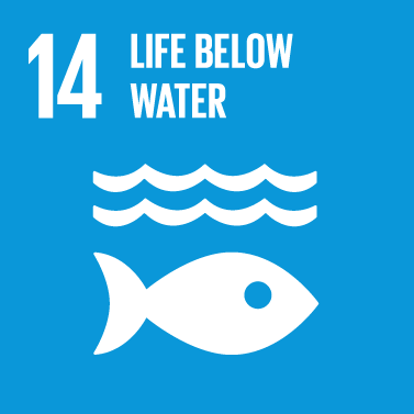 Oceans logo by Conserve and sustainably use the oceans, seas and marine resources for sustainable development
