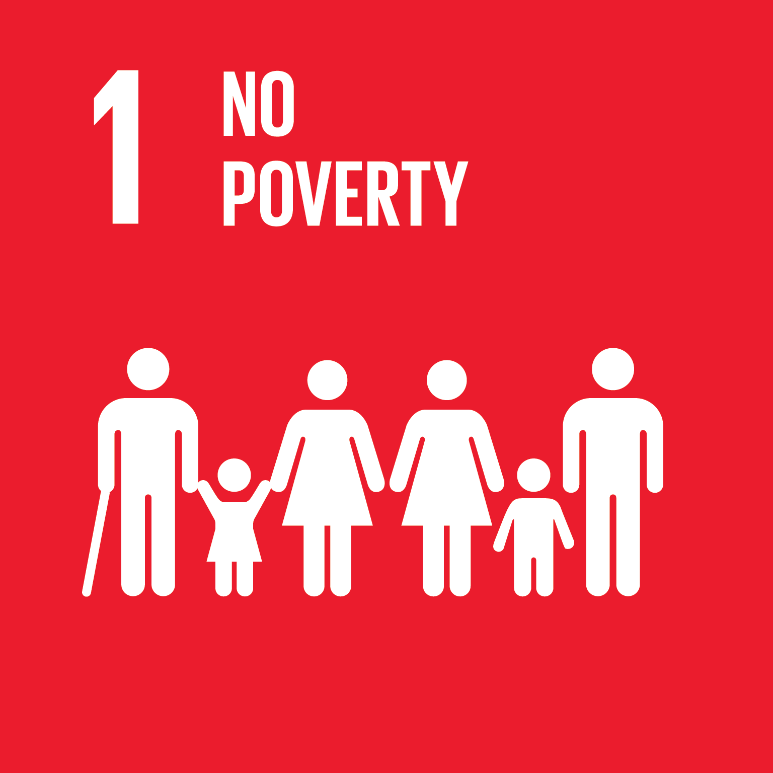 icon for Goal 1 - End poverty in all its forms everywhere