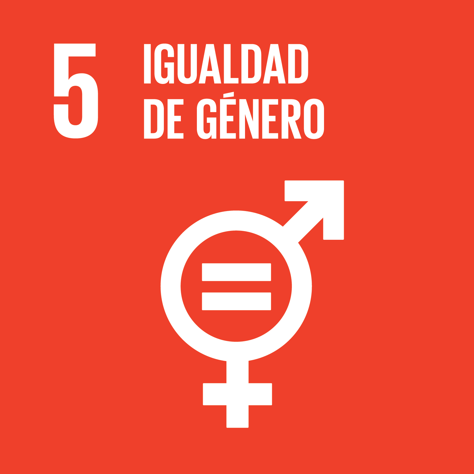 icon for Goal 5 - Lograr la igualdad de género y empoderar a todas las mujeres y las niñas