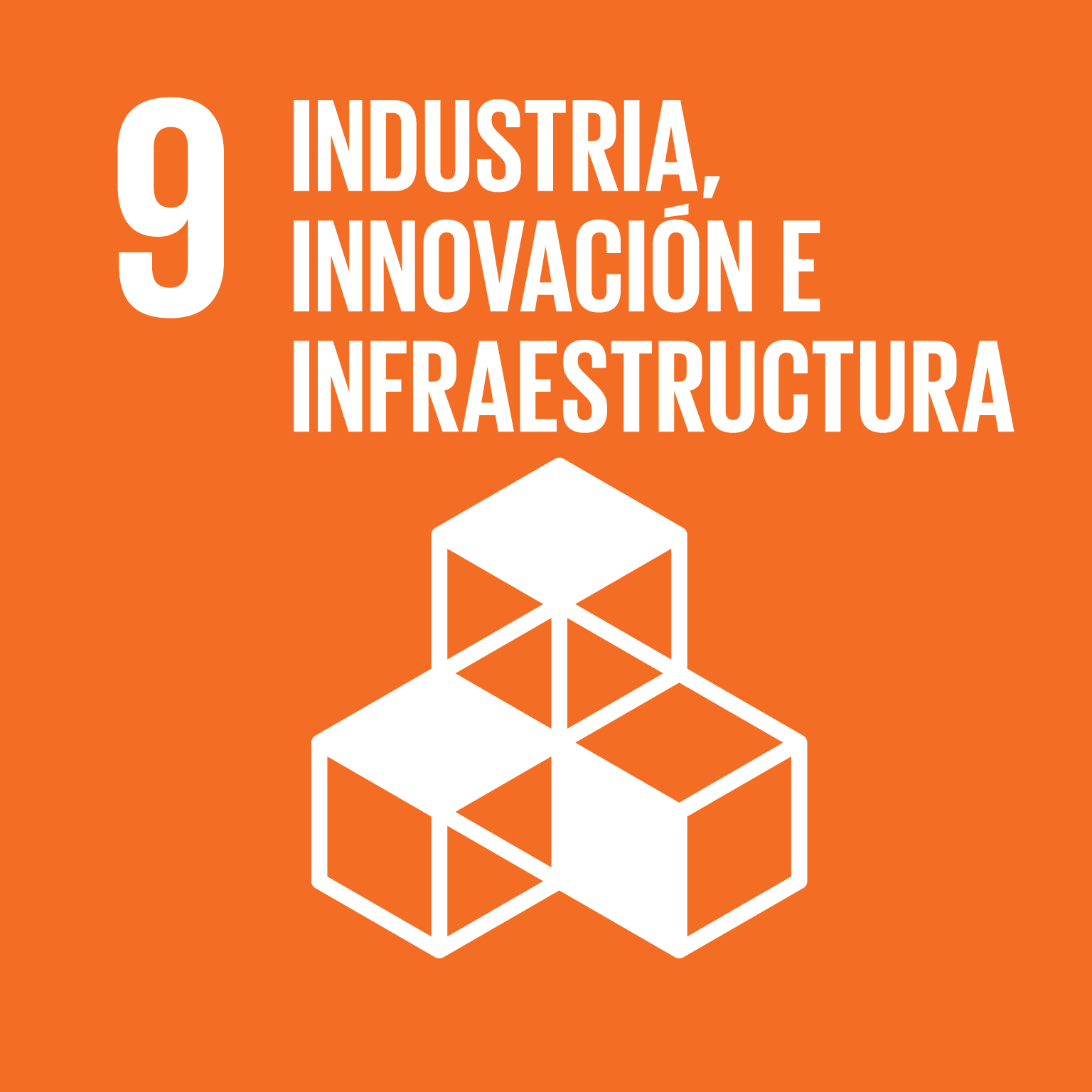icon for Goal 9 - Build resilient infrastructure, promote inclusive and sustainable industrialization and foster innovation