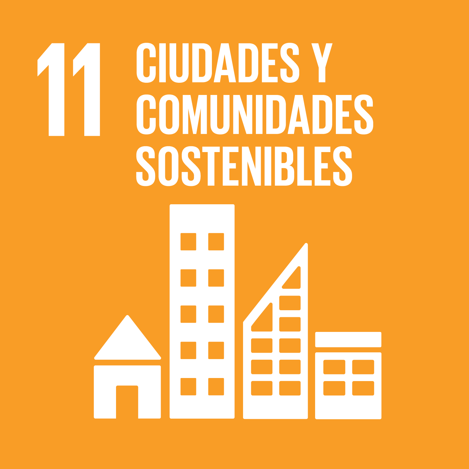 icon for Goal 11 - Make cities and human settlements inclusive, safe, resilient and sustainable